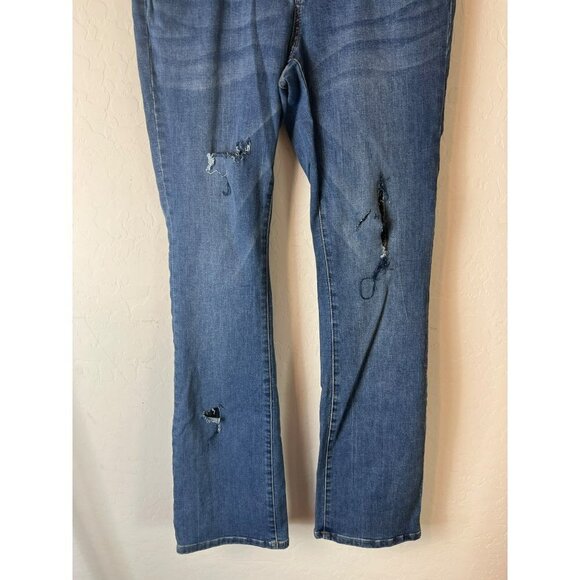 Jennifer Lopez Sculpt Bootcut Sz 8 Wide Leg Boot Cut Medium Wash - Picture 2 of 7